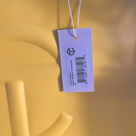 🌈NWT TELFAR margarine yellow medium shopping bag tote! - Picture 7 of 11